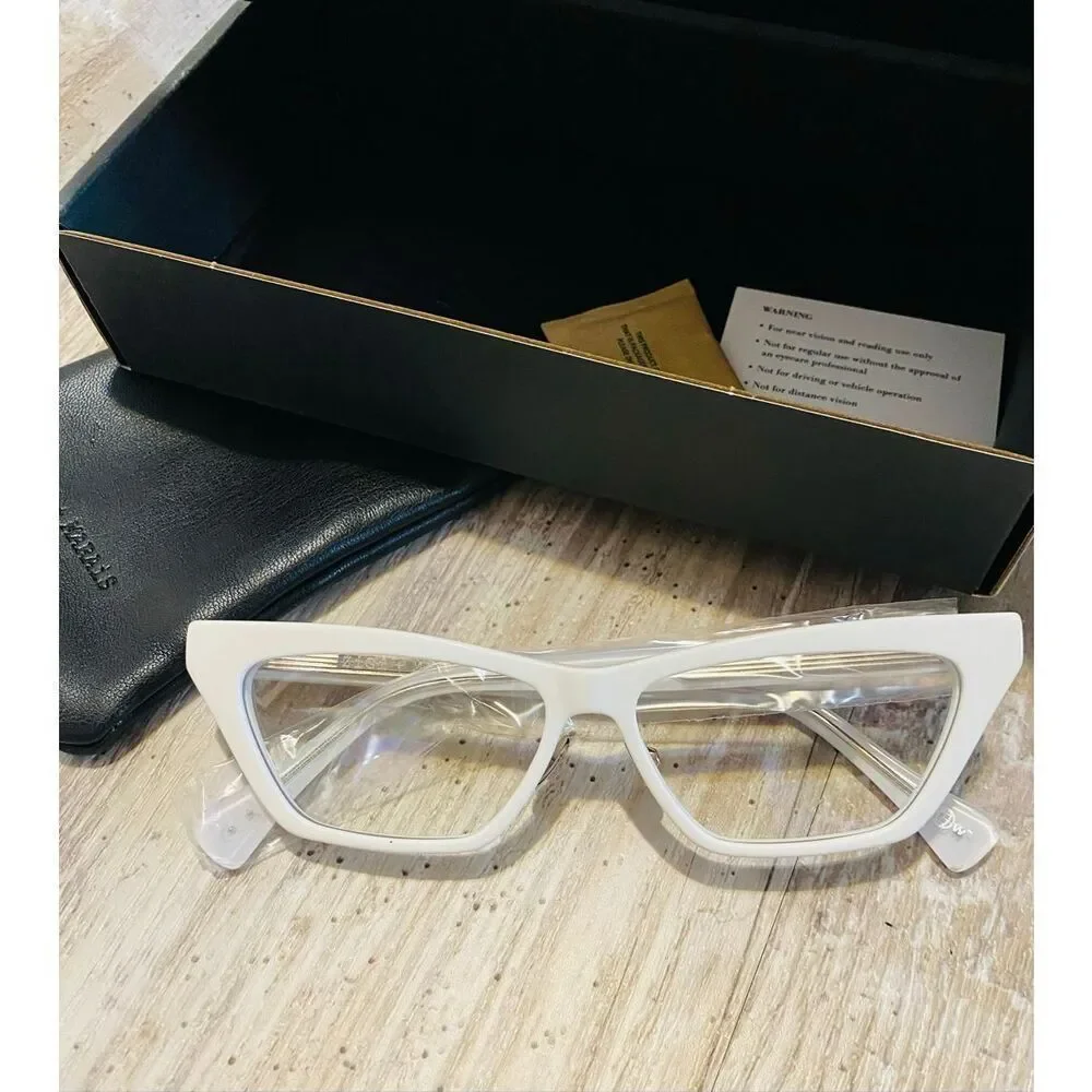 Zigi + Marais Retro Edit Modern Marilyn Blue Light Eye Glasses
